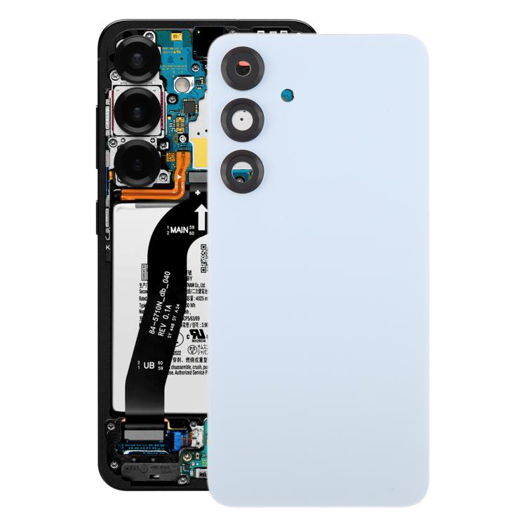 

For Samsung Galaxy S25+ SM-S936B OEM Back Cover with Camera Lens Cover(Silver)