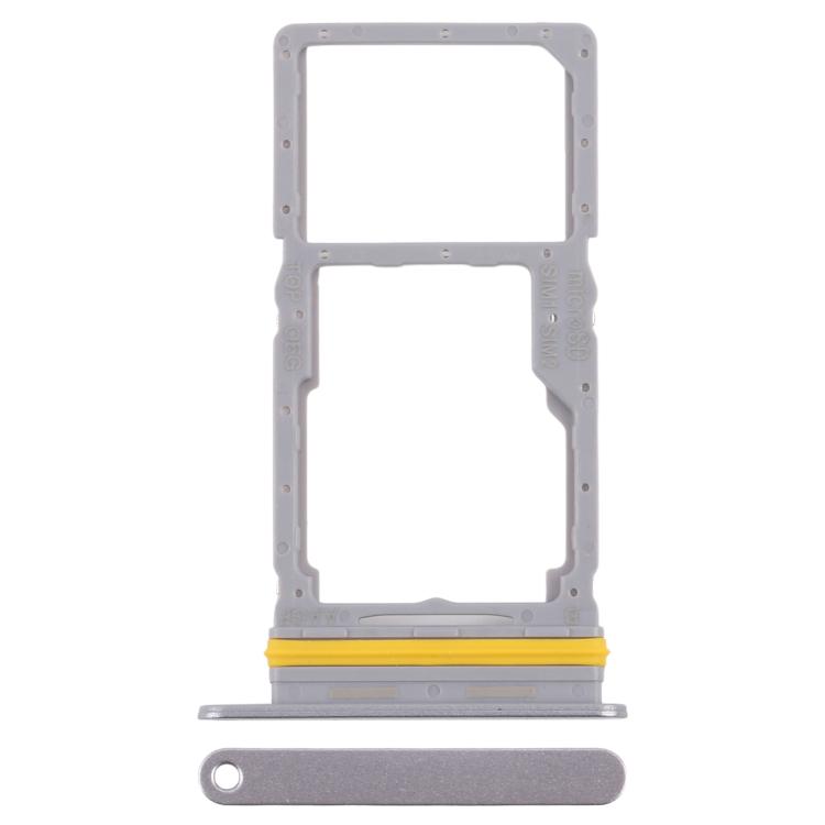 Eonpam Vassoio Carta SIM per (Realme 8) qualità Originale Porta Scheda SIM Ricambio Slot Scheda Memoria SD con Pin della Scheda SIM(Argento