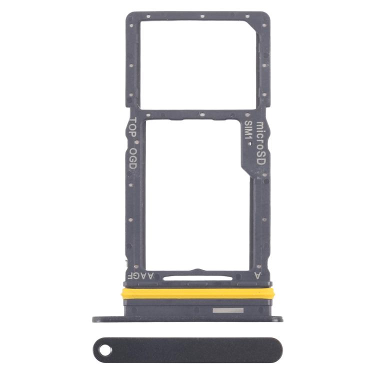 

For Samsung Galaxy A17 5G SM-A176U Original SIM + Micro SD Card Tray (Black)