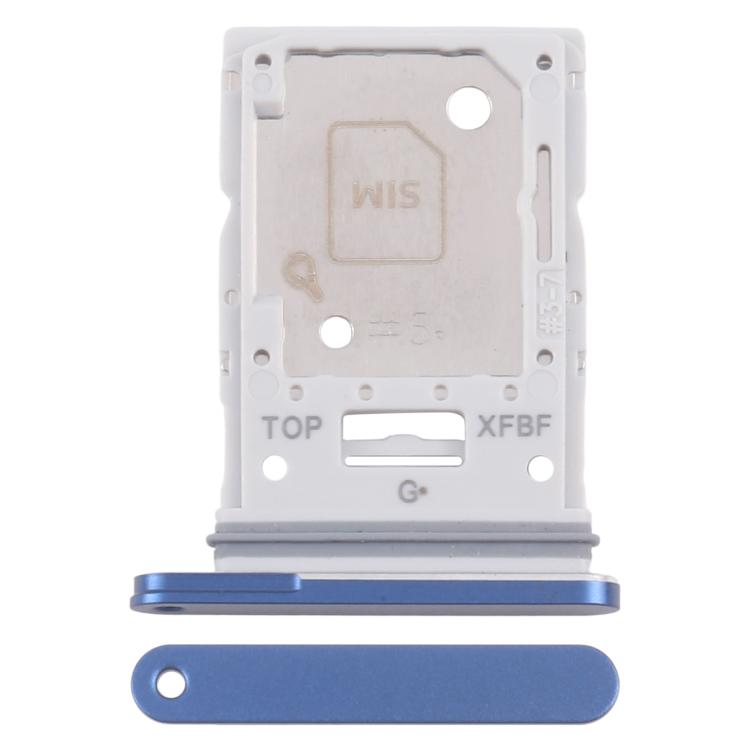 For Samsung Galaxy Tab S10 FE+ SM-X626 Original SIM Card Tray + Micro SD Card Tray (Blue)