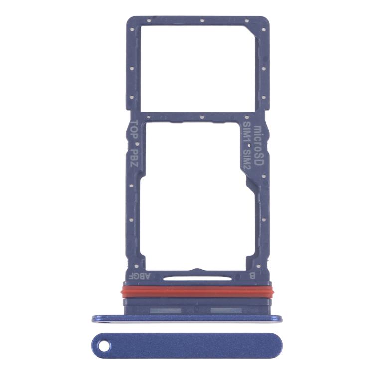 For Samsung Galaxy A27 SM-A276B Original SIM + SIM / Micro SD Card Tray (Blue)