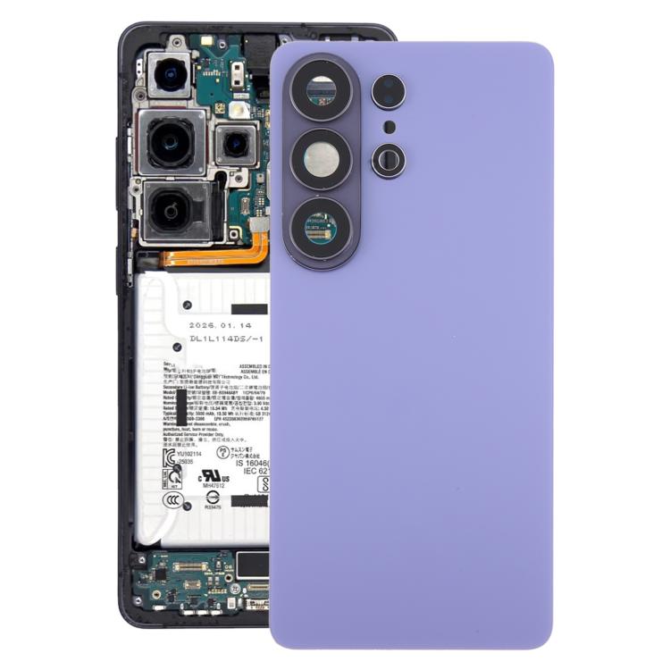 

For Samsung Galaxy S26 Ultra SM-S948B OEM Battery Back Cover with Camera Lens Frame(Purple)