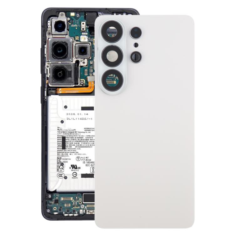 For Samsung Galaxy S26 Ultra SM-S948B OEM Battery Back Cover with Camera Lens Frame(White)