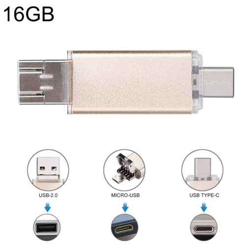 Clé USB 16GO OTG USB Flash Drive 3.0 pour appareils Android/PC