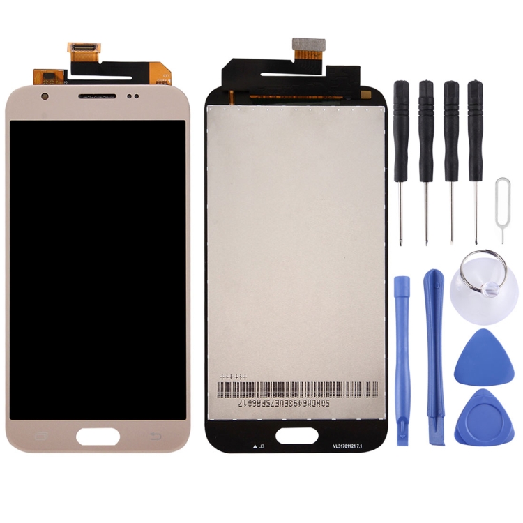 

Original LCD Screen + Original Touch Panel for Galaxy J3 Emerge / J327, J327P, J327A(Gold)