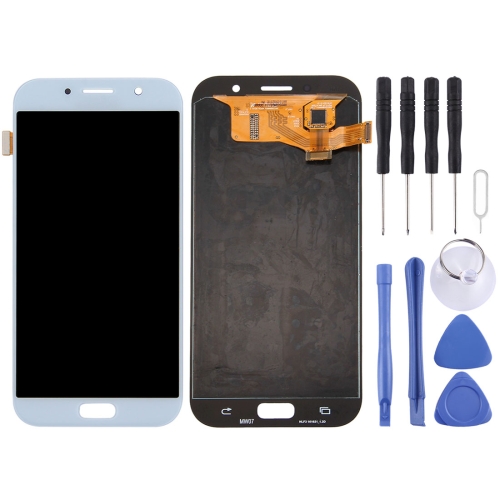 

Original Super AMOLED LCD Screen for Galaxy A7 (2017), A720F, A720F/DS with Digitizer Full Assembly (Blue)