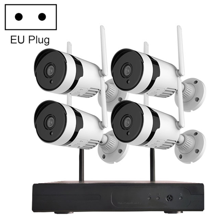 

K8204-PE5520-P18 5.0 Million Pixels HD Network WiFi Camera NVR Kit, EU Plug