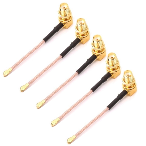 Length:5cm, Todayday Light and Beautiful 5 PCS/Set RG178 UFL/IPX/IPEX to SMA Female Adapter Braid Cable 