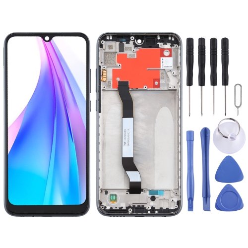 TFT LCD Screen for Xiaomi Redmi Note 8T Digitizer Full Assembly with Frame(Black) 