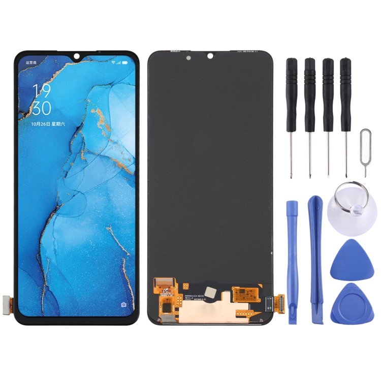 Écran LCD + Tactile TFT Pour Oppo Find X2 Lite / Reno3 / F15 / A91 - Neuf Noir