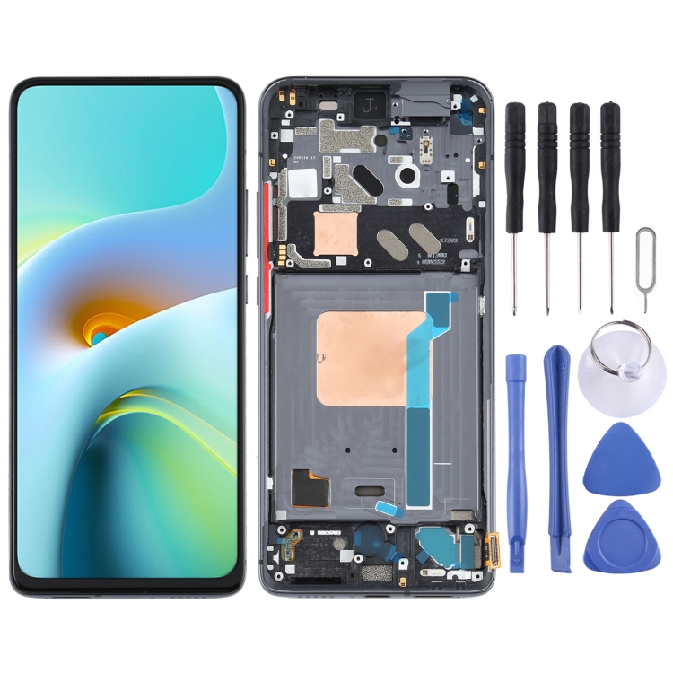 

LCD Screen and Digitizer Full Assembly with Frame for Xiaomi Redmi K30 Ultra / M2006J10C (Black)