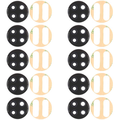 

10 PCS Back Camera Lens for Xiaomi Redmi Note 9 5G M2007J22C