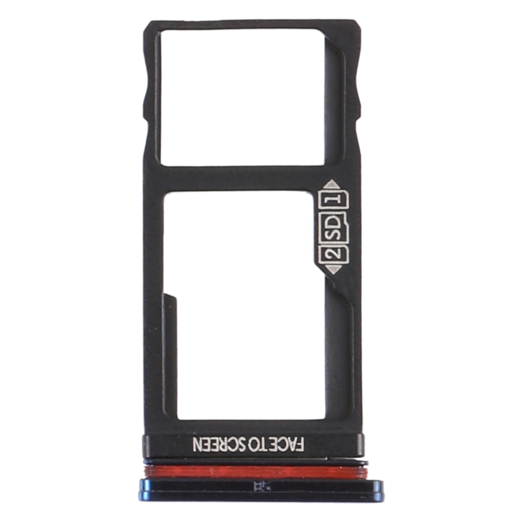 

SIM Card Tray + Micro SD Card Tray for Motorola Moto One Vision / P50 (Blue)