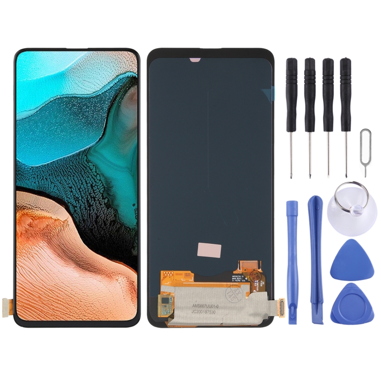 

OLED Material LCD Screen and Digitizer Full Assembly for Xiaomi Redmi K30 Pro 5G / Poco F2 Pro
