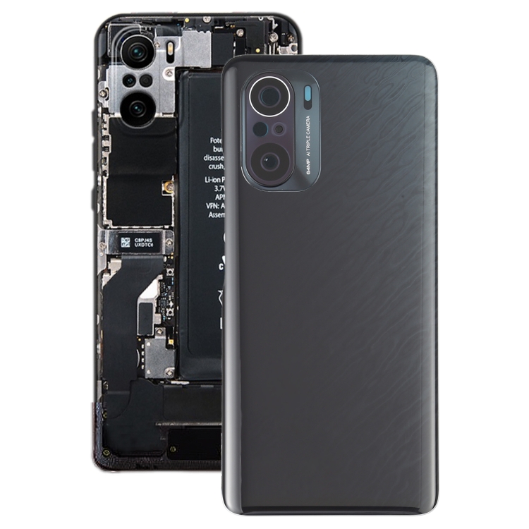 

Original Battery Back Cover for Xiaomi Redmi K40 Pro M2012K11C(Black)