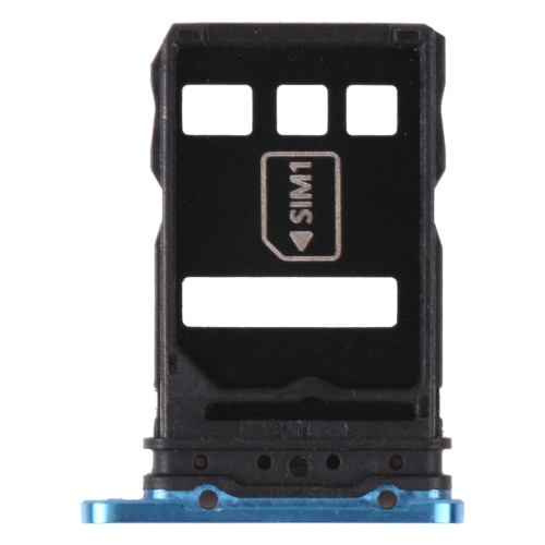 

SIM Card Tray + NM Card Tray for Huawei P40 Pro+ (Blue)