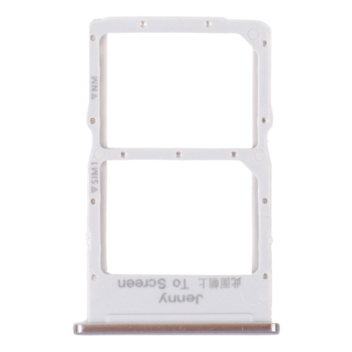 

SIM Card Tray + NM Card Tray for Huawei Nova 7i (Silver)