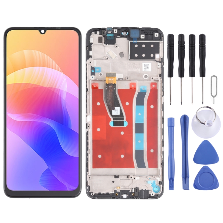 

LCD Screen and Digitizer Full Assembly with Frame for Huawei Enjoy 20 5G (Black)