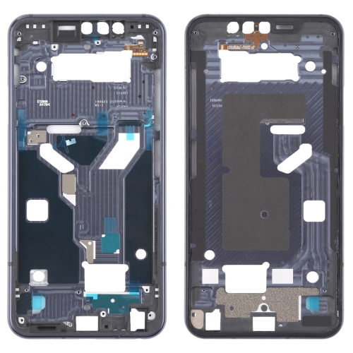 

Front Housing LCD Frame Bezel Plate for LG G8s ThinQ LMG810 LM-G810 LMG810EAW (Black)