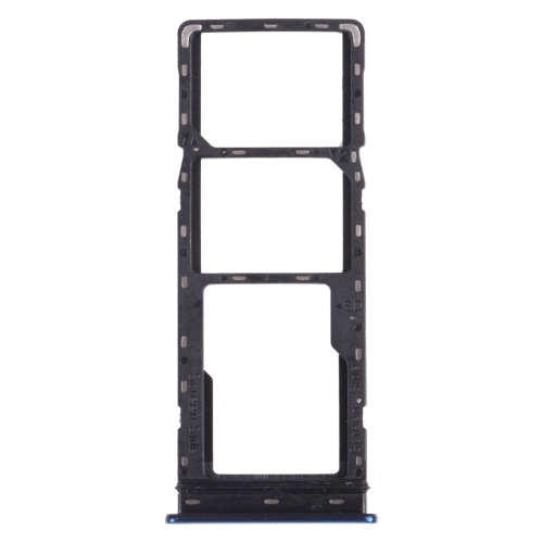 

For infinix S5 X652 SIM Card Tray + SIM Card Tray + Micro SD Card Tray (Blue)