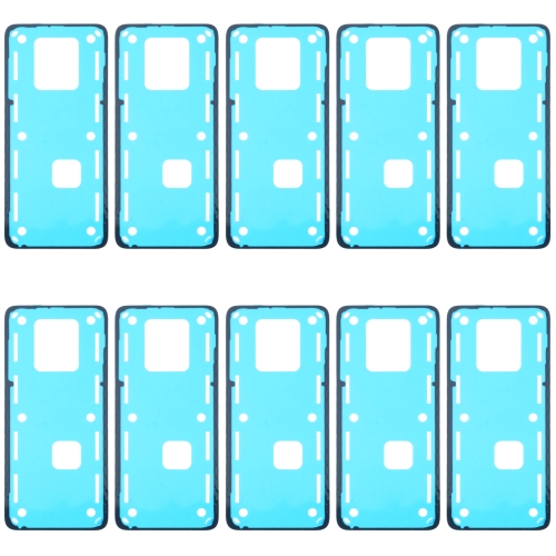 

10 PCS Back Housing Cover Adhesive for Xiaomi Redmi 10X 5G / Redmi 10X Pro 5G