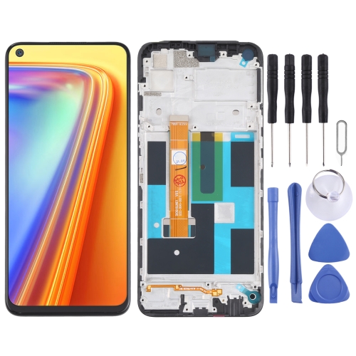 

LCD Screen and Digitizer Full Assembly With Frame for OPPO Realme Narzo 20 Pro / Realme 7 (Global) 4G RMX2155