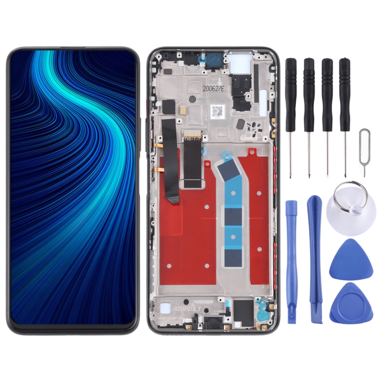 

LCD Screen and Digitizer Full Assembly With Frame for Honor X10 Pro (Black)