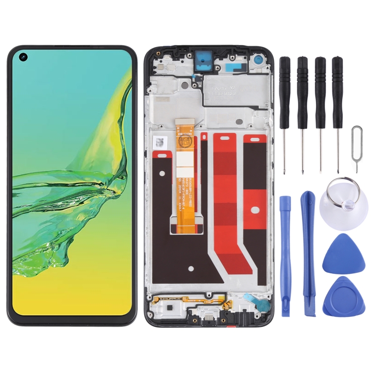 

Original LCD Screen and Digitizer Full Assembly With Frame for OPPO A32 PDVM00