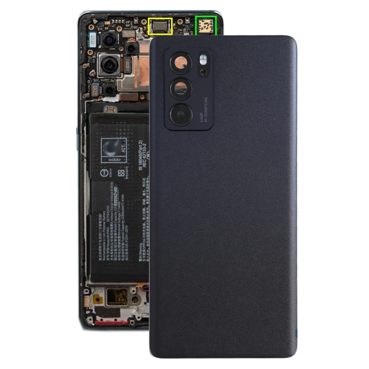 

Original Battery Back Cover for OPPO Reno6 Pro 5G PEPM00, CPH2249(Black)