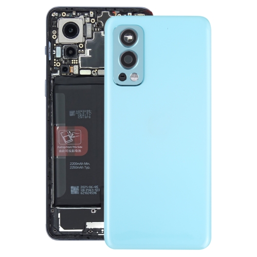 

Battery Back Cover with Camera Lens Cover for OnePlus Nord 2(Blue)