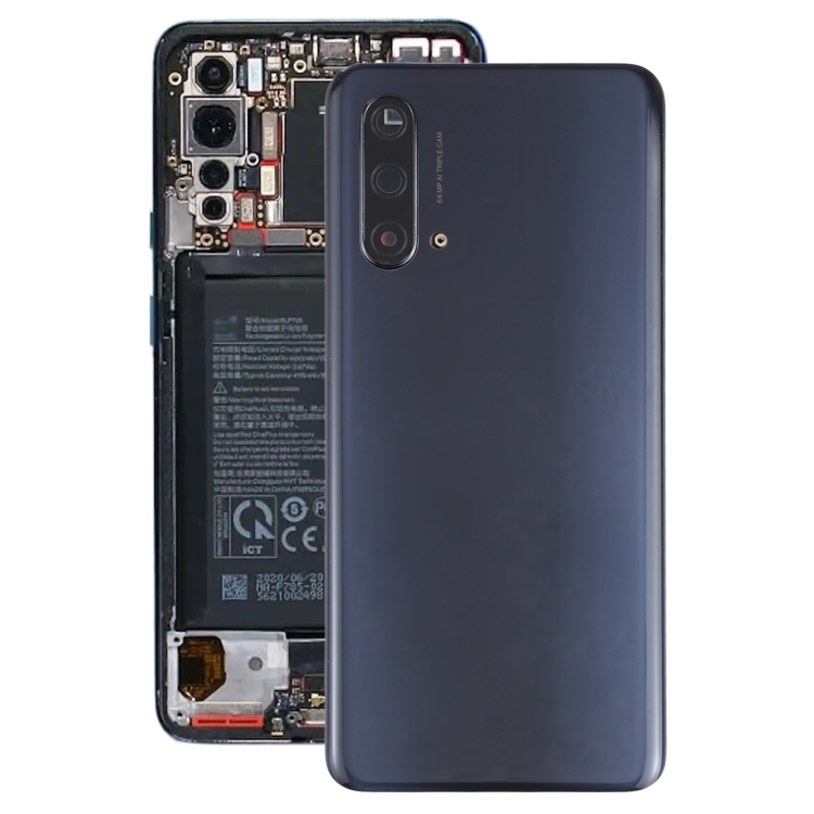 

Battery Back Cover with Camera Lens Cover for OnePlus Nord CE 5G(Black)