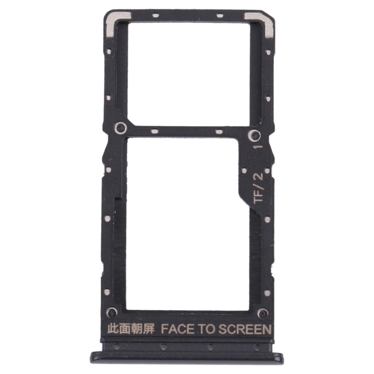 

SIM Card Tray + SIM Card Tray / Micro SD Card Tray for Xiaomi Poco X3 GT 21061110AG (Black)