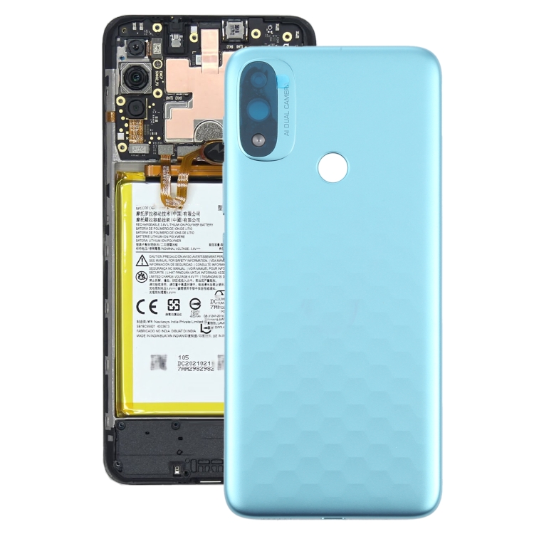 

Original Battery Back Cover for Motorola Moto E20 XT2155 XT2155-1(Blue)