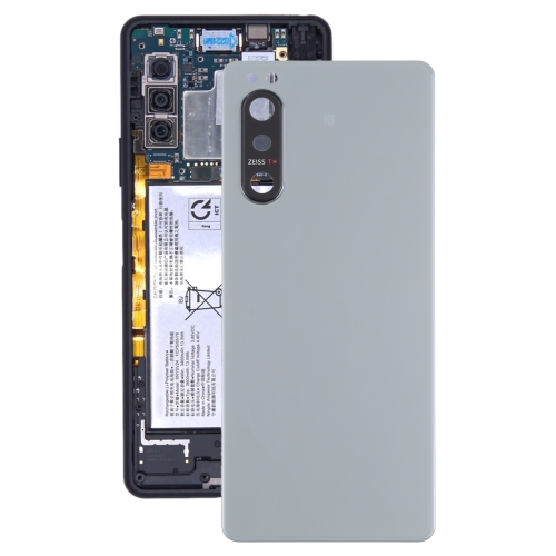 

Battery Back Cover with Camera Lens Cover for Sony Xperia 5 II(Grey)