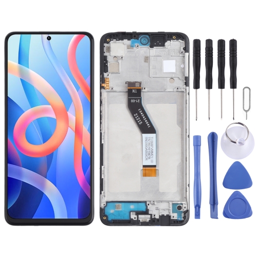 

IPS Material Original LCD Screen and Digitizer Full Assembly With Frame for Xiaomi Redmi Note 11 (China) 21091116AC / Poco M4 Pro 5G 21091116AG, MZB0BGVIN / Redmi Note 11S 5G