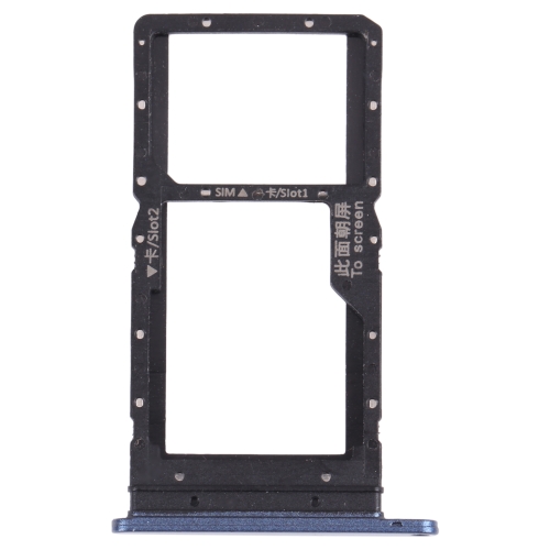 

SIM Card Tray + SIM Card Tray / Micro SD Card Tray for Honor play 5T (Blue)