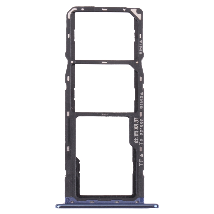 

SIM Card Tray + SIM Card Tray + Micro SD Card Tray for Honor 7A Pro (Blue)
