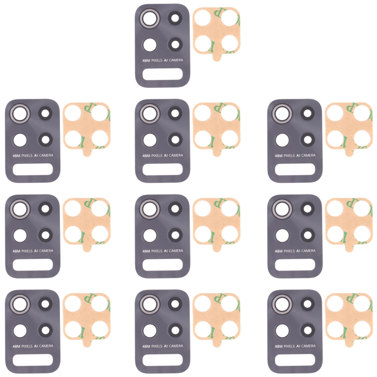 

10 PCS Back Camera Lens for LG Q52 / K62