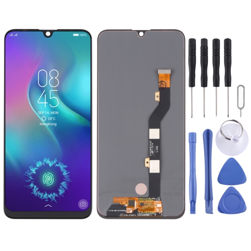 Original AMOLED Material LCD Screen and Digitizer Full Assembly for Tecno Camon 12 Pro