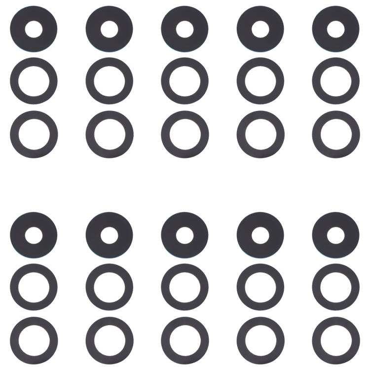 

10 PCS Back Camera Lens for OPPO Reno5 4G / Reno5 5G / Reno5 5K