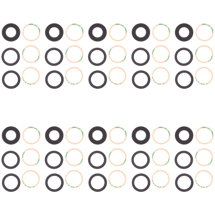 

10 PCS Back Camera Lens for OPPO Reno5 Pro 5G / Reno6 Pro 5G