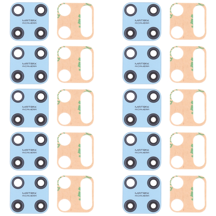 

For OPPO Realme C25Y RMX3265, RMX3268 10pcs Back Camera Lens