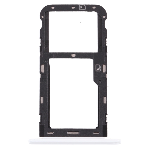 

SIM Card Tray + Micro SD Card Tray for ZTE Blade V Smart V2050 (White)