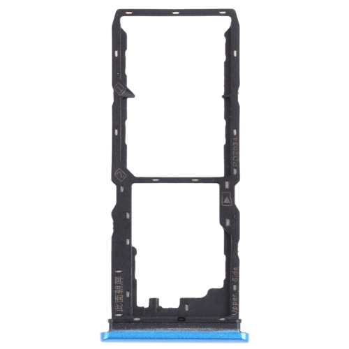 

For vivo Y30 Standard / Y12s SIM Card Tray + SIM Card Tray + Micro SD Card Tray (Blue)