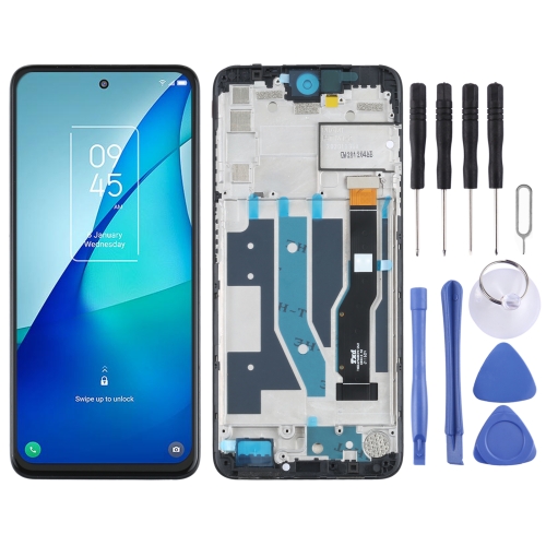 

Original LCD Screen and Digitizer Full Assembly with Frame for TCL 20L / 20L+ / 20 Lite T774H T774B T775H T775B