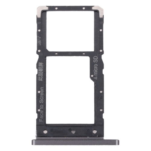 For Lenovo Tab M10 Plus TB-X606F TB-X606X SIM Card Tray + Micro SD Card Tray (Black) потолочная подвесная gallo acoustics micro se single droplet satin black black cable gmsebdrop