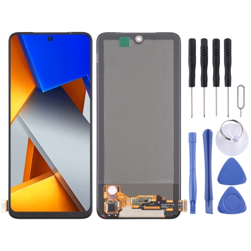 

AMOLED Material Original LCD Screen and Digitizer Full Assembly for Xiaomi Poco M4 Pro