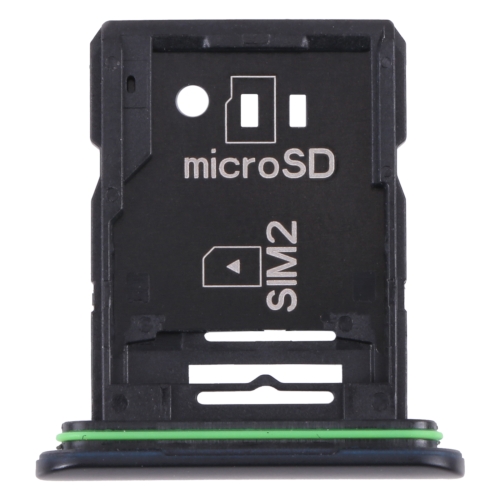 

Original SIM Card Tray + SIM Card Tray / Micro SD Card Tray for Sony Xperia 10 III(Black)