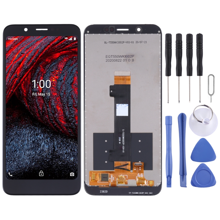 

LCD Screen and Digitizer Full Assembly For Nokia 2 V Tella/C2 Tava/C2 Tennen(Black)