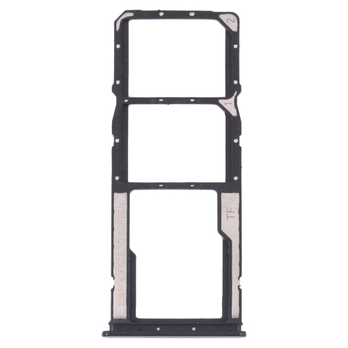 

SIM Card Tray + SIM Card Tray + Micro SD card tray for Xiaomi Redmi Note 11 4G / Redmi Note 11S 4G(Black)